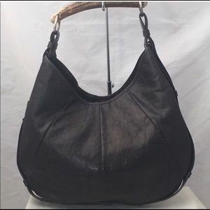 Authentic YSL black leather bag